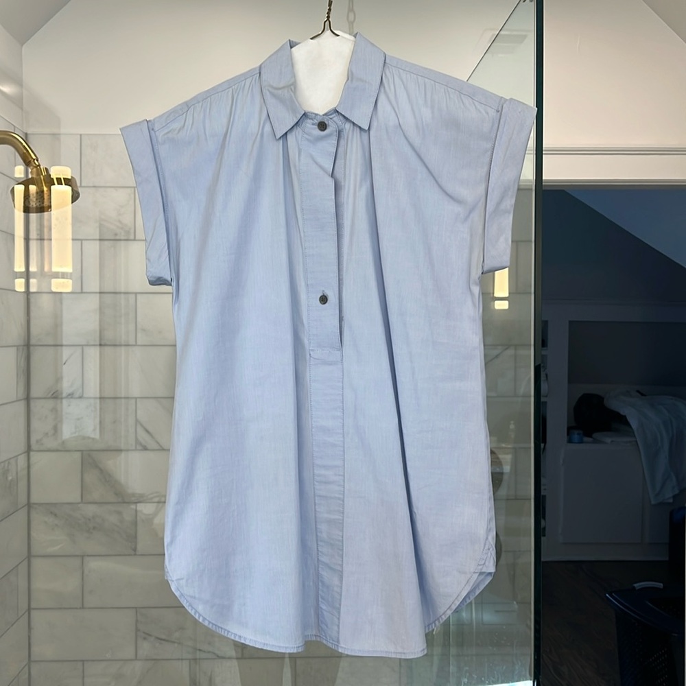 Jcrew blue blouse. Size 2T